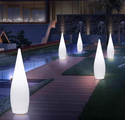 Светильник Капля 45х150 питание от220, RGB