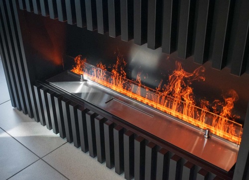 Электроочаг Schönes Feuer 3D FireLine 800 со стальной крышкой в Кургане