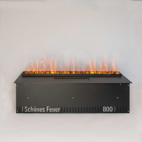Электроочаг Schönes Feuer 3D FireLine 800 Pro со стальной крышкой в Кургане