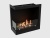 Встроенный биокамин Lux Fire Угловой 490 S (левый угол) Lux fire
