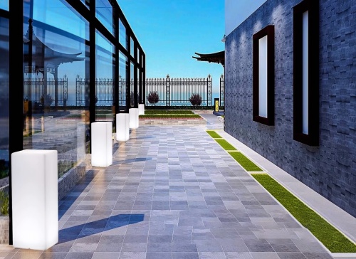 Светильник Колонна 30х20 питание от сети 220В, RGB