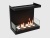 Встроенный биокамин Lux Fire Фронтальный 700 М Lux fire