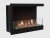 Встроенный биокамин Lux Fire Угловой 690 S (правый угол) Lux fire